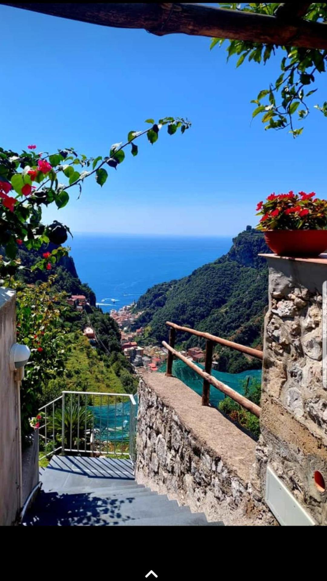 Amalfi Sky View Villa Scala Ngoại thất bức ảnh